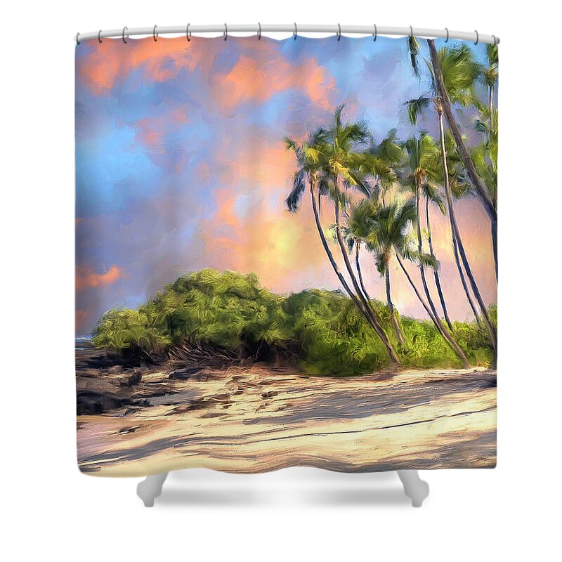 Perfect Moment Shower Curtain featuring the painting Perfect Moment by Dominic Piperata
