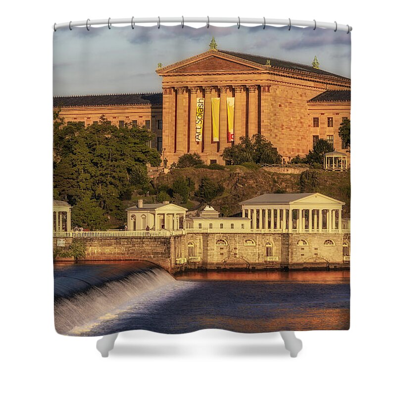 Philadelphia Museum Of Art Shower Curtain featuring the photograph Philadelphia Museum of Art by Susan Candelario