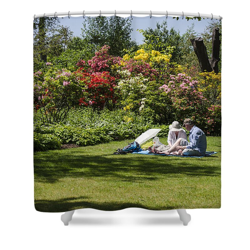 Ness Shower Curtain featuring the photograph Summer Picnic by Spikey Mouse Photography