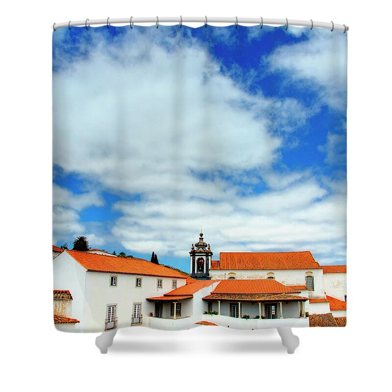 Tranquility Shower Curtain featuring the photograph Picturesque Medieval Town by Sebastian Condrea