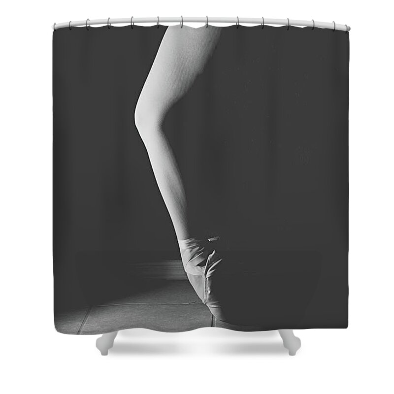 Ballet Dancer Shower Curtain featuring the photograph Pieces Of Me by Image By Lesley Morgan