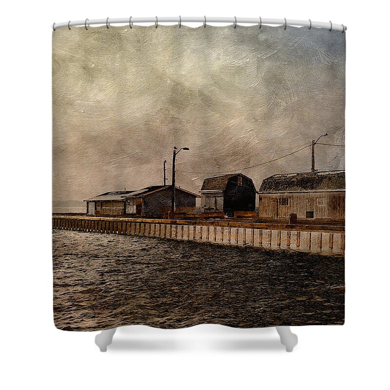 Pier Shower Curtain featuring the photograph Pier 5 by WB Johnston