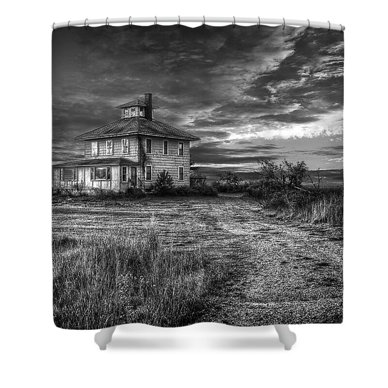 Pink Shower Curtain featuring the photograph Pink House by Rick Mosher