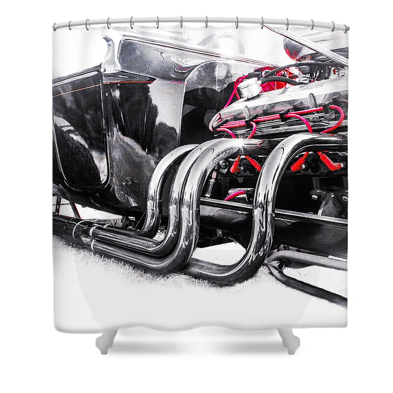 Car Shower Curtain featuring the photograph Pipe Dream by Jeff Mize