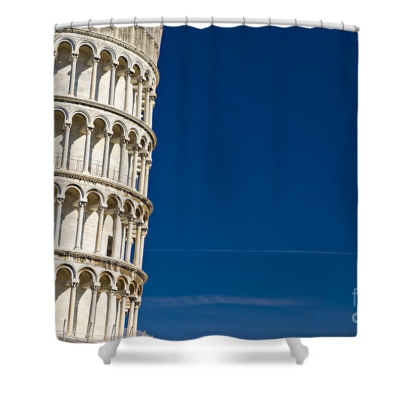 Arch Shower Curtain featuring the photograph Pisa - The Leaning Tower by Luciano Mortula