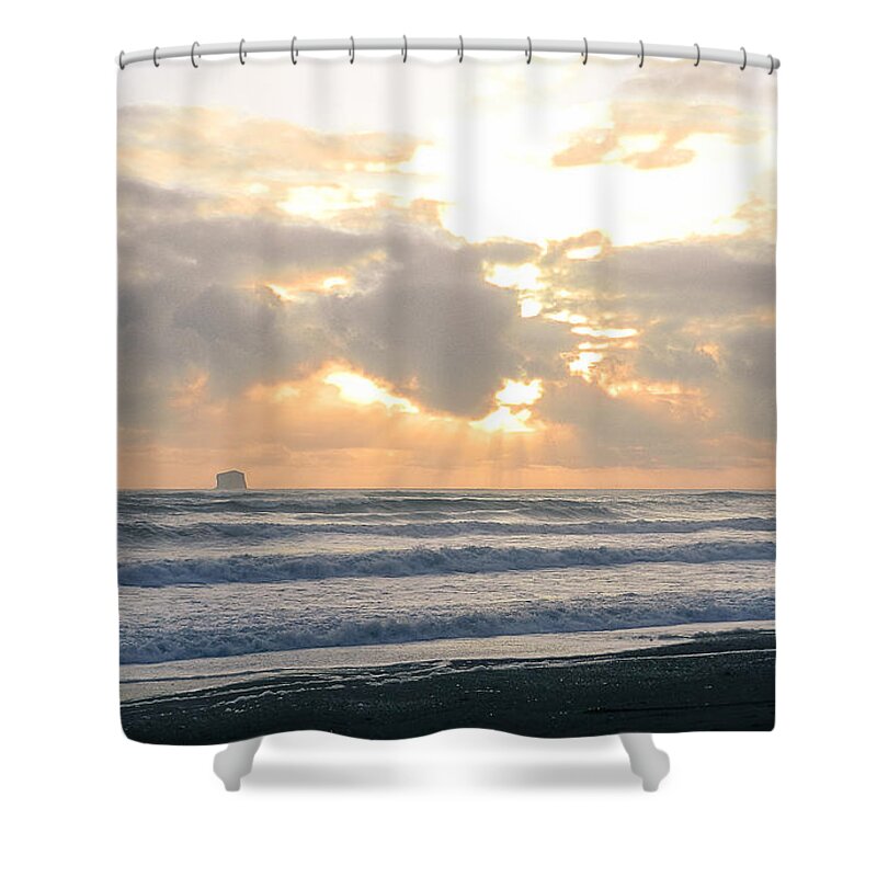 Sunset Shower Curtain featuring the photograph Playing at Sunset by Cassius Johnson
