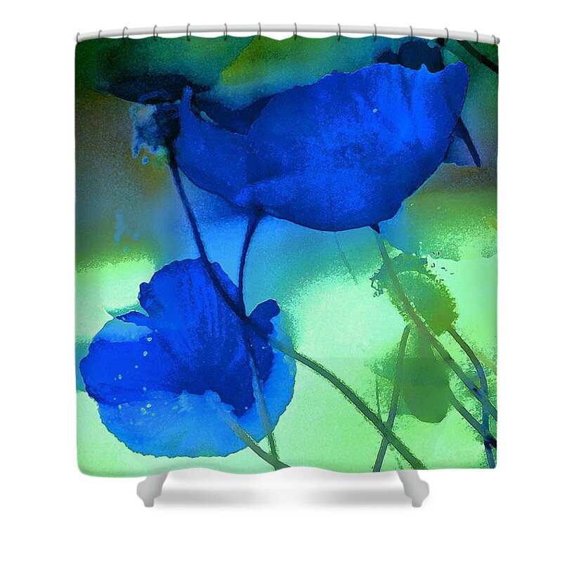 Floral Shower Curtain featuring the photograph Poppy 33 by Pamela Cooper