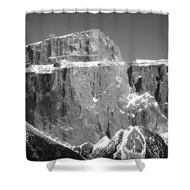 Europe Shower Curtain featuring the photograph Pordoi Joch - Italy by Juergen Weiss