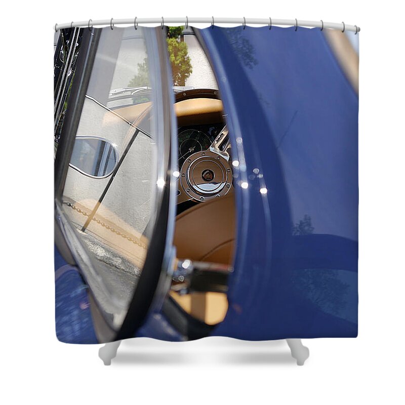 Richard Reeve Shower Curtain featuring the photograph Porsche II by Richard Reeve