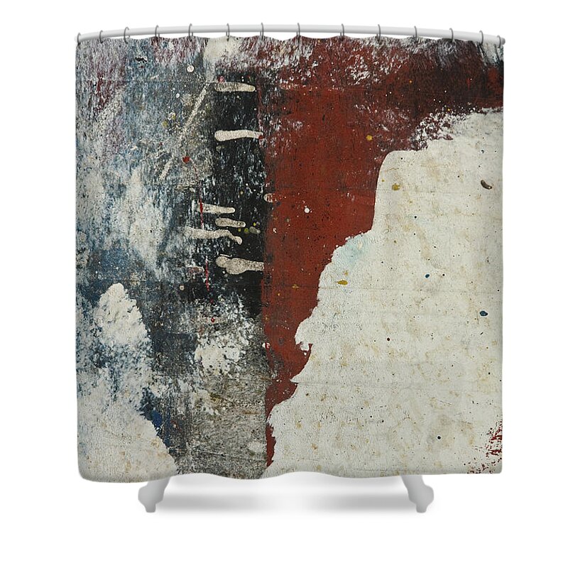 Paint Shower Curtain featuring the photograph port 'VII by Milan Gonda
