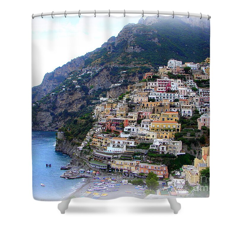 Italy Shower Curtain featuring the photograph Positano Italy by Patrick Witz