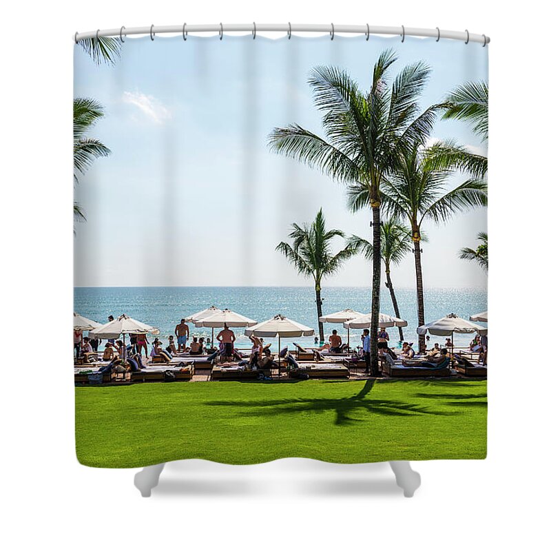 Scenics Shower Curtain featuring the photograph Potatoe Head Beach Bar, Seminyak, Bali by John Harper