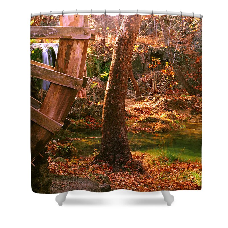 Oklahoma Shower Curtain featuring the photograph Price Falls 3 of 5 by Jason Politte