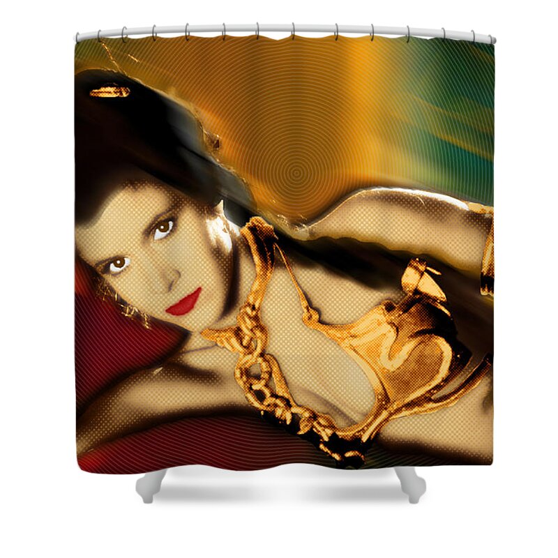 Slave Of The Passions Paintings Shower Curtains