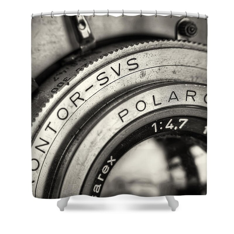 Lens Shower Curtain featuring the photograph Prontor SVS by Scott Norris