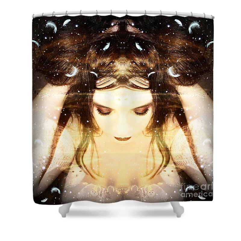 Special Edition Shower Curtain featuring the photograph Protected within by Heather King
