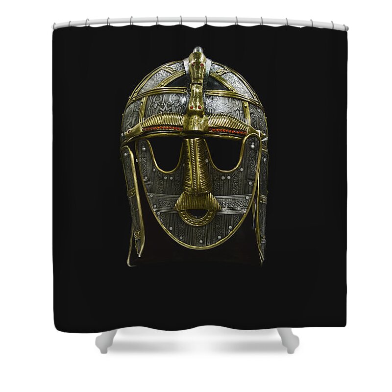 Helmet Shower Curtain featuring the photograph Protection by Margie Hurwich
