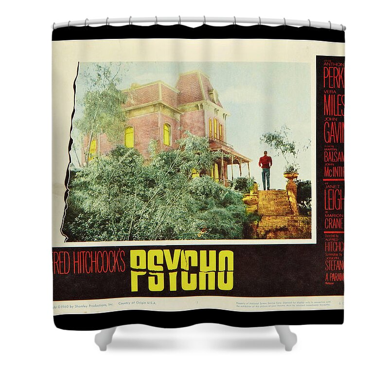 Psycho Shower Curtain featuring the photograph Psycho by Georgia Fowler