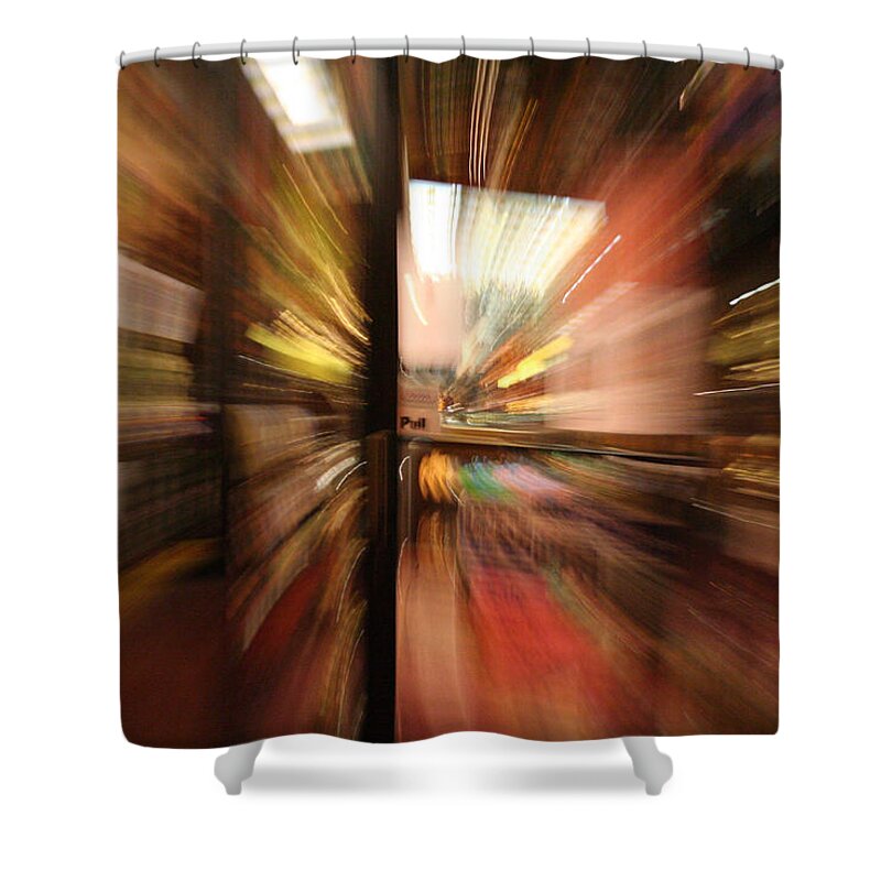 Abstract Shower Curtain featuring the photograph Pull by Ric Bascobert