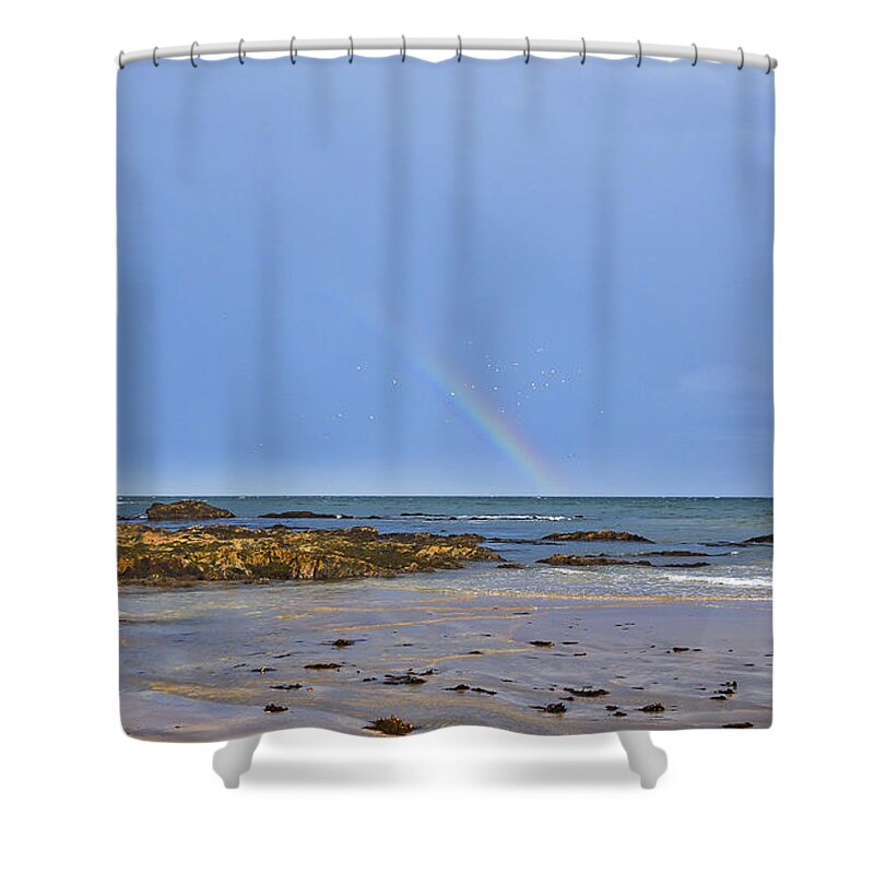 Australia Shower Curtain featuring the photograph Rainbows - Denhams Beach - Australia by Steven Ralser