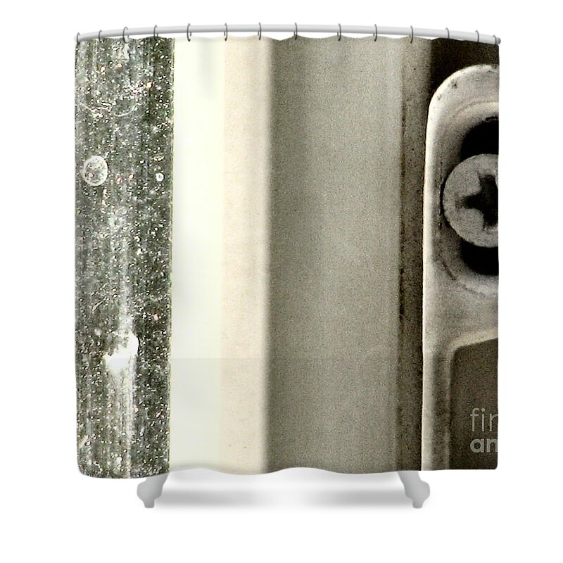 Abstract Shower Curtain featuring the photograph Rainy Day by Rory Siegel
