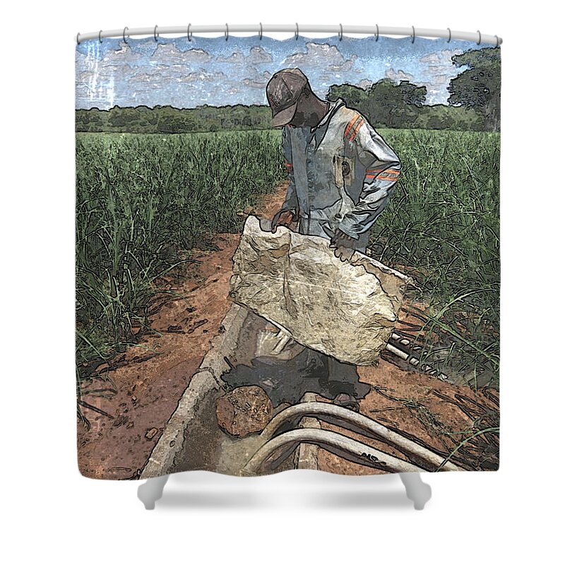 African Shower Curtain featuring the photograph Raising Cane by Al Harden