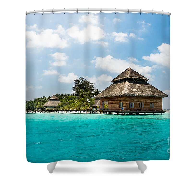 Amazing Shower Curtain featuring the photograph Rannaalhi by Hannes Cmarits