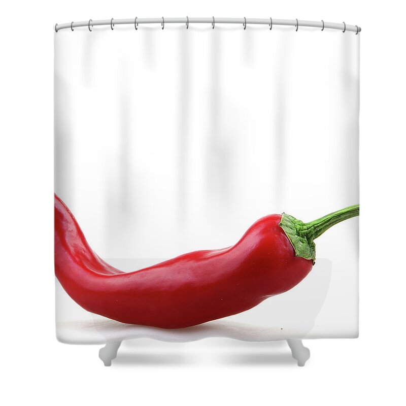 Bulgaria Shower Curtain featuring the photograph Red Pepper by Nenov