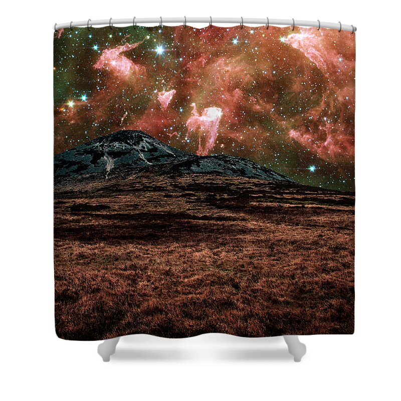 Carina Nebula Shower Curtain featuring the photograph Red Planet by Semmick Photo