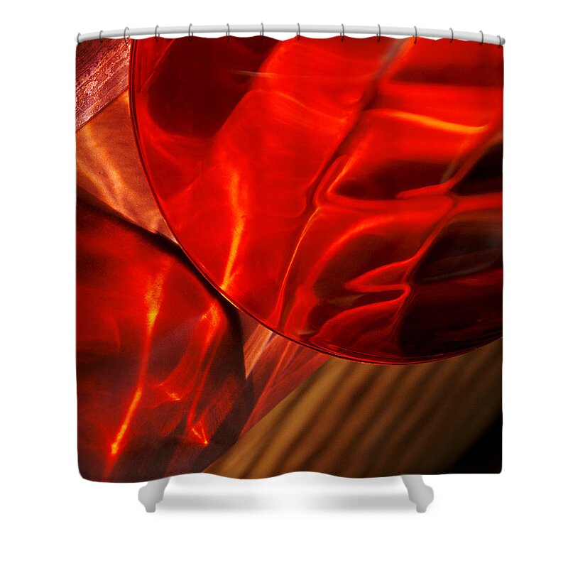 Red Shower Curtain featuring the photograph Red by Rick Mosher