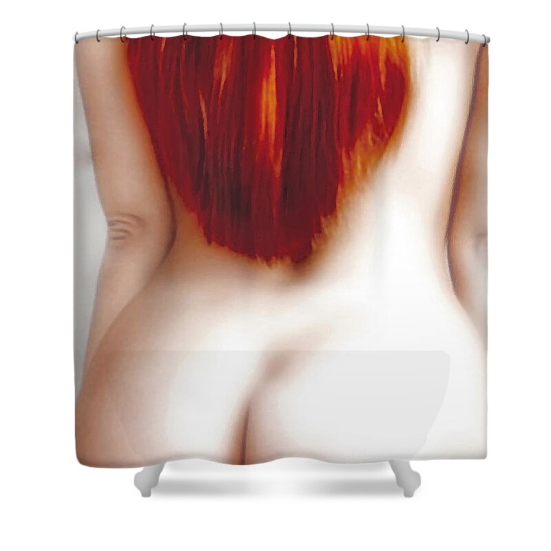 Woman Shower Curtain featuring the photograph Red Temptation by Joachim G Pinkawa