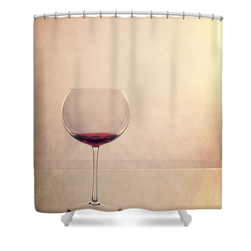 Red Wine Shower Curtain featuring the photograph Red Wine by Edward Fielding