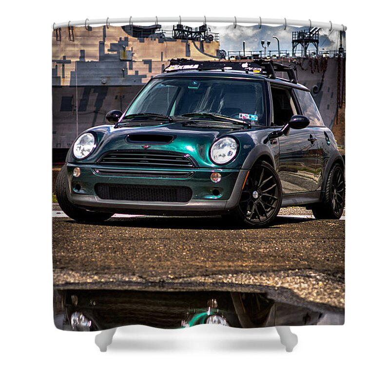 Mini Shower Curtain featuring the photograph Reflecting R53 by Scott Wyatt