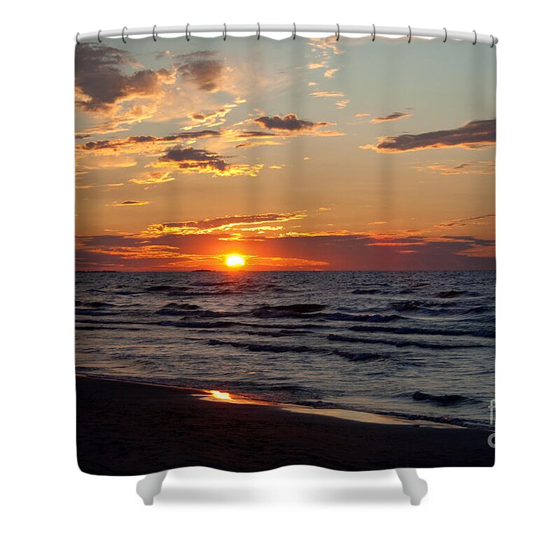 Ipperwash Shower Curtain featuring the photograph Reflection by Barbara McMahon