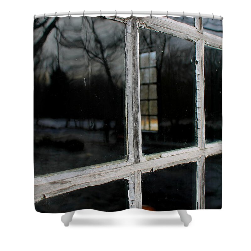 Window Shower Curtain featuring the photograph Reflection by Jeff Heimlich