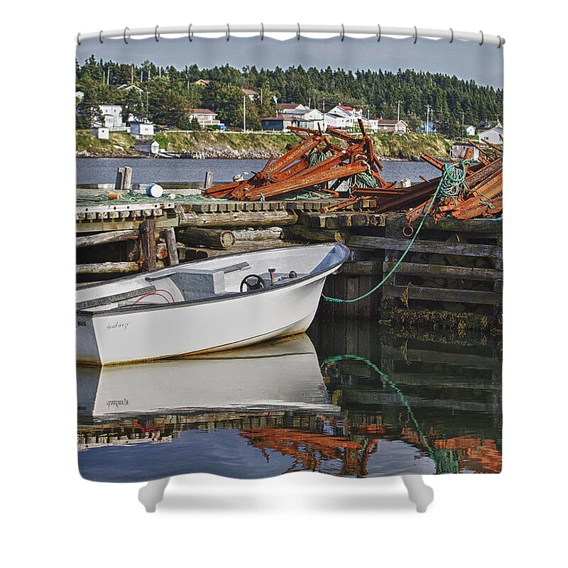 Dildo Shower Curtain featuring the photograph Reflections by Eunice Gibb