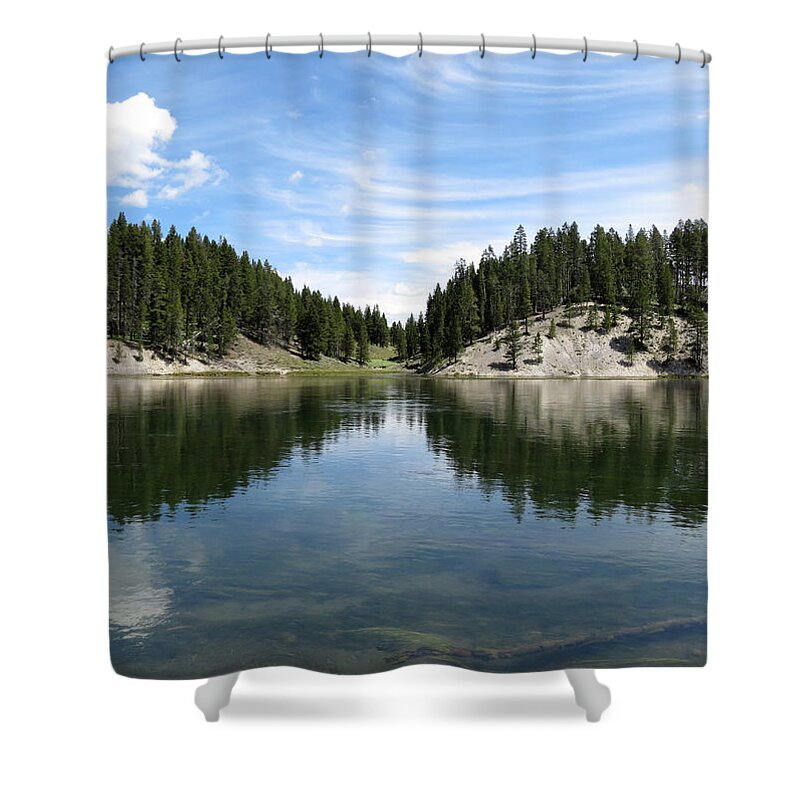Reflections Shower Curtain featuring the photograph Reflections by Laurel Powell