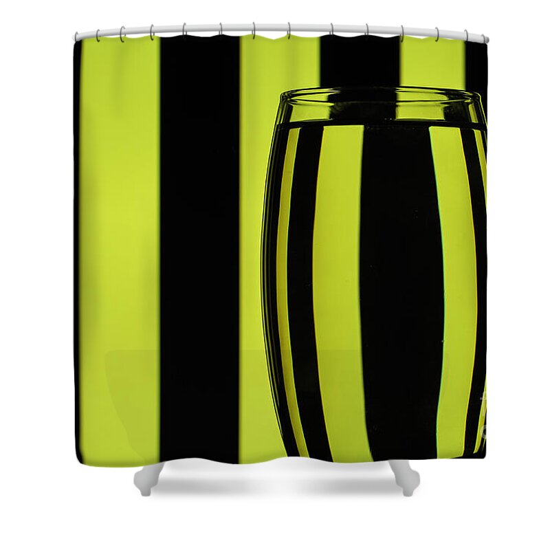 Tumbler Shower Curtain featuring the photograph Refracted Patterns 23 by Steve Purnell