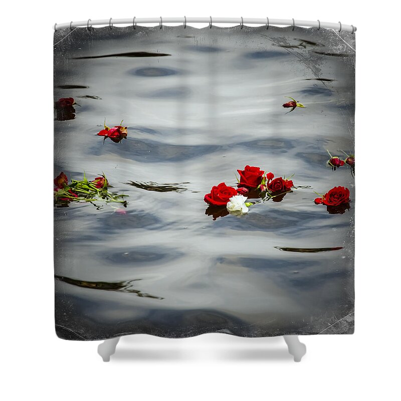 Memorial Shower Curtain featuring the photograph Remember by Carolyn Marshall
