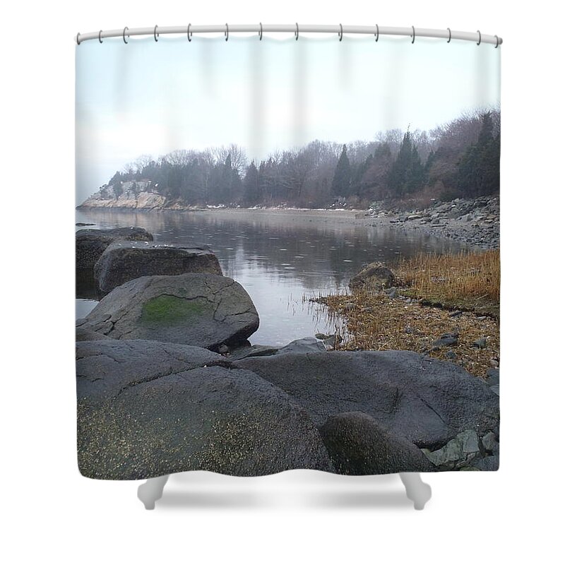 Rhode Island Shower Curtain featuring the photograph Rhode Island Rain by Robert Nickologianis