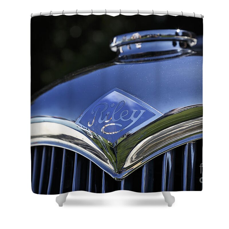 Riley Shower Curtain featuring the photograph Riley Grille by Dennis Hedberg