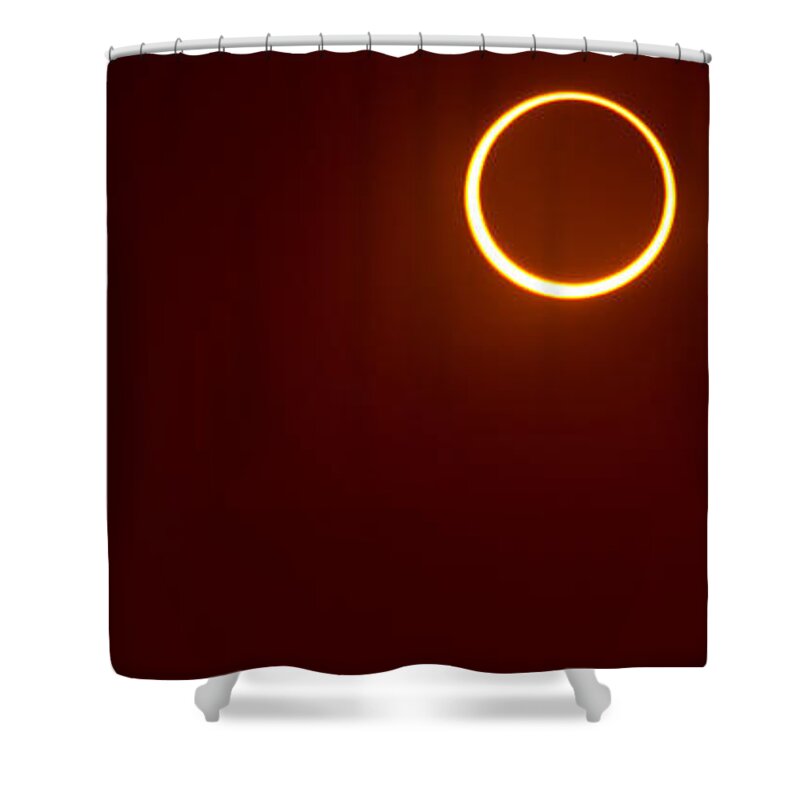 Ring Shower Curtain featuring the photograph Ring of Fire 2 by Joel Loftus