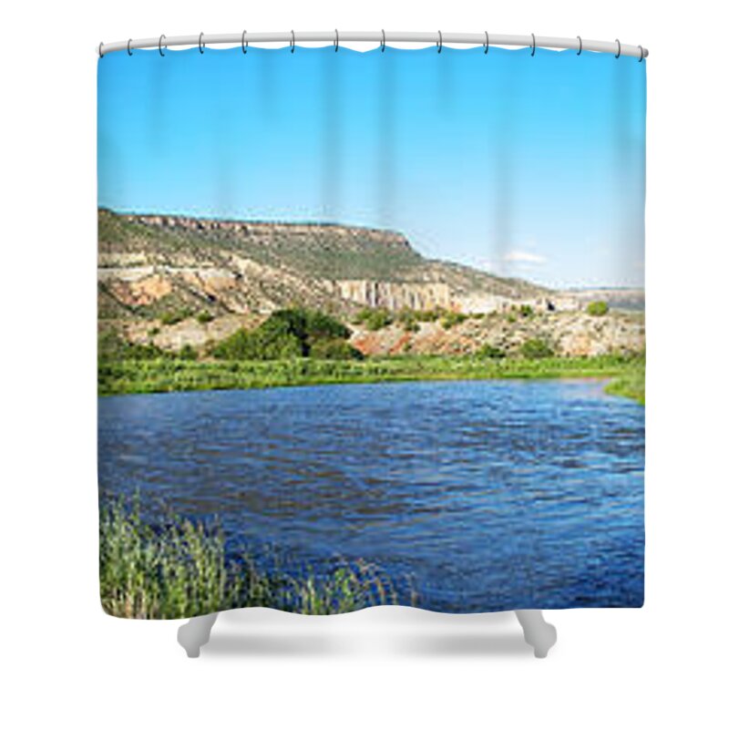 Chama Shower Curtain featuring the photograph Rio Chama NM by Steven Ralser