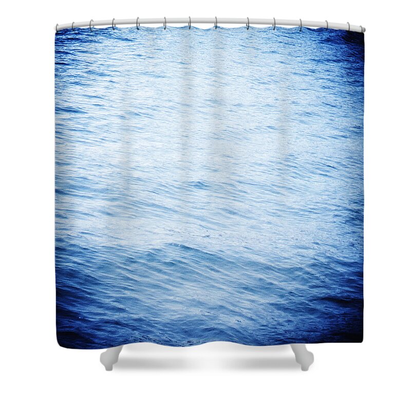 Tranquility Shower Curtain featuring the photograph Ripples In The Sea by Lasse Kristensen