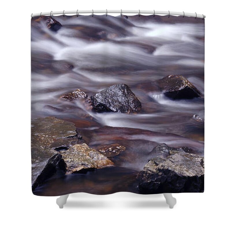 River Shower Curtain featuring the photograph River Flows 2 by Mike McGlothlen