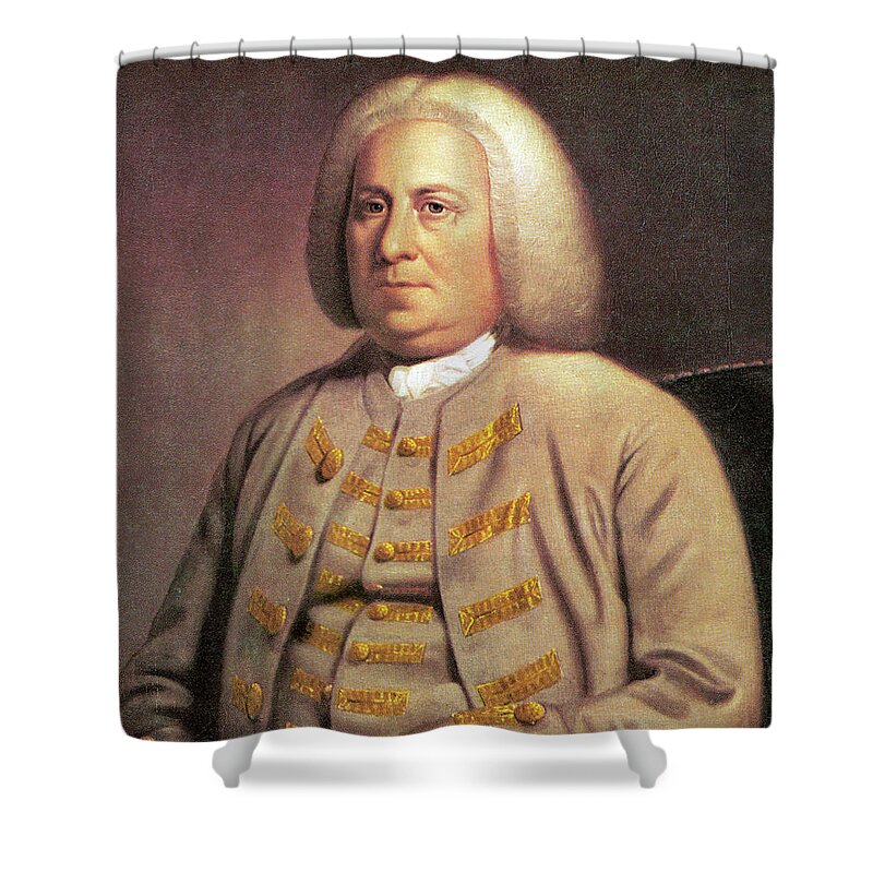 1760 Shower Curtain featuring the painting Robert Dinwiddie (1693-1770) by Granger