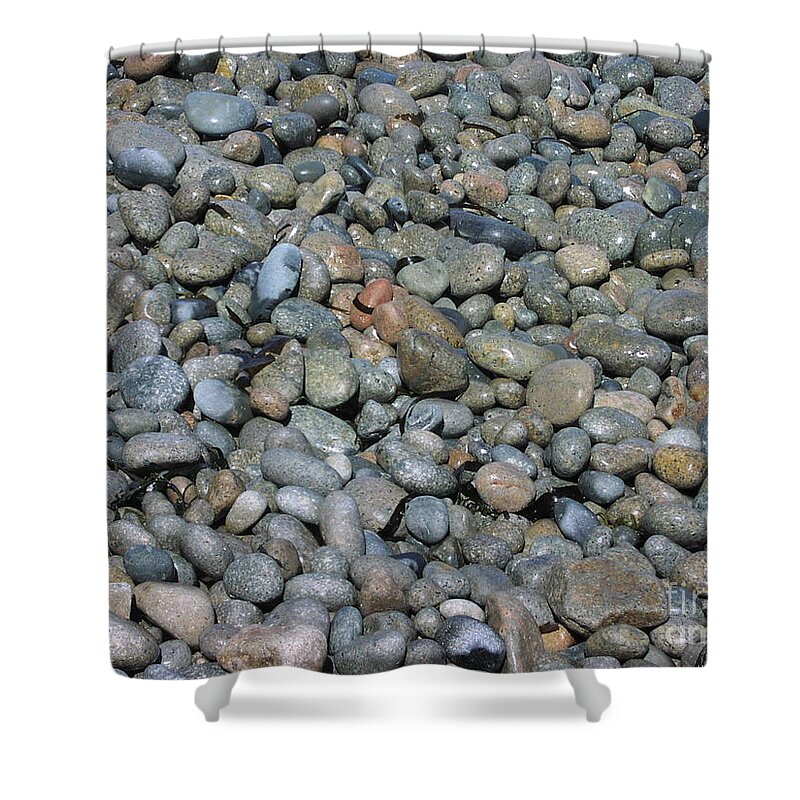 Rocks Shower Curtain featuring the photograph Rocks by John Greco