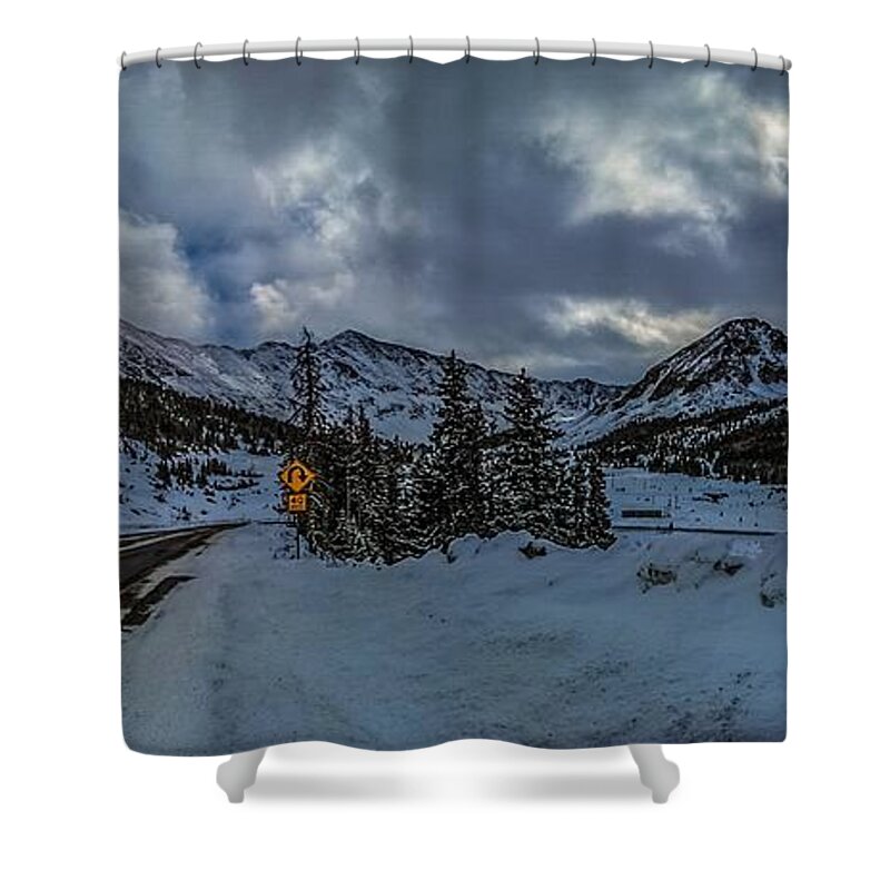 Mountains Shower Curtain featuring the photograph Rocky Mtn Peaks of Colorado 1 by Jesse Post