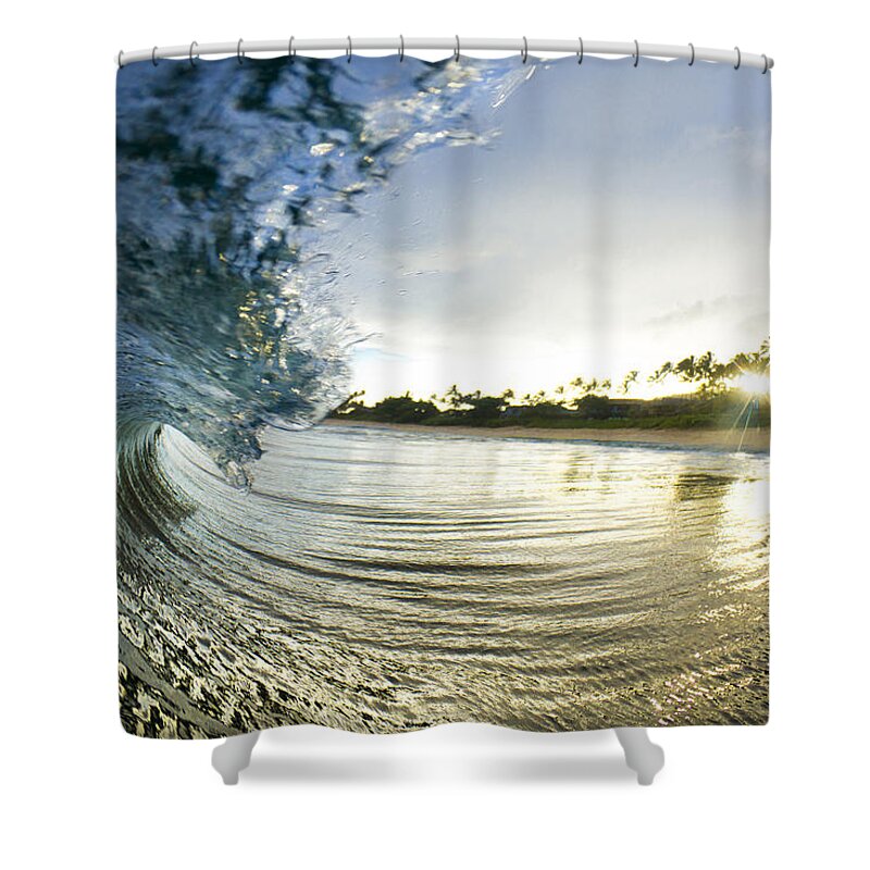 Rolled Gold Shower Curtain featuring the photograph Rolled Gold by Sean Davey
