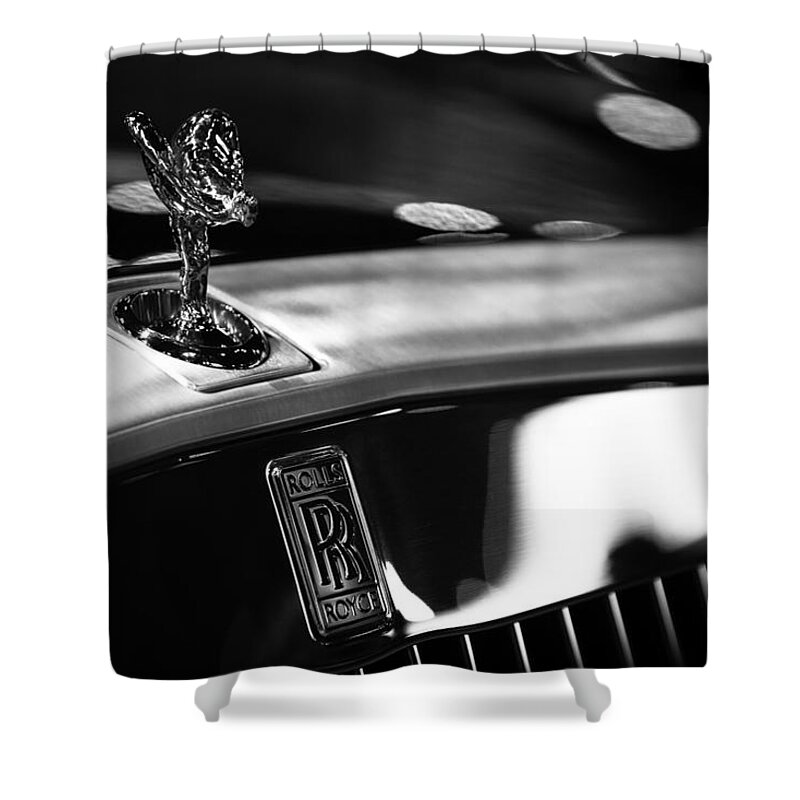 Phantom Drophead Coup Shower Curtain featuring the photograph Rolls Royce by Sebastian Musial